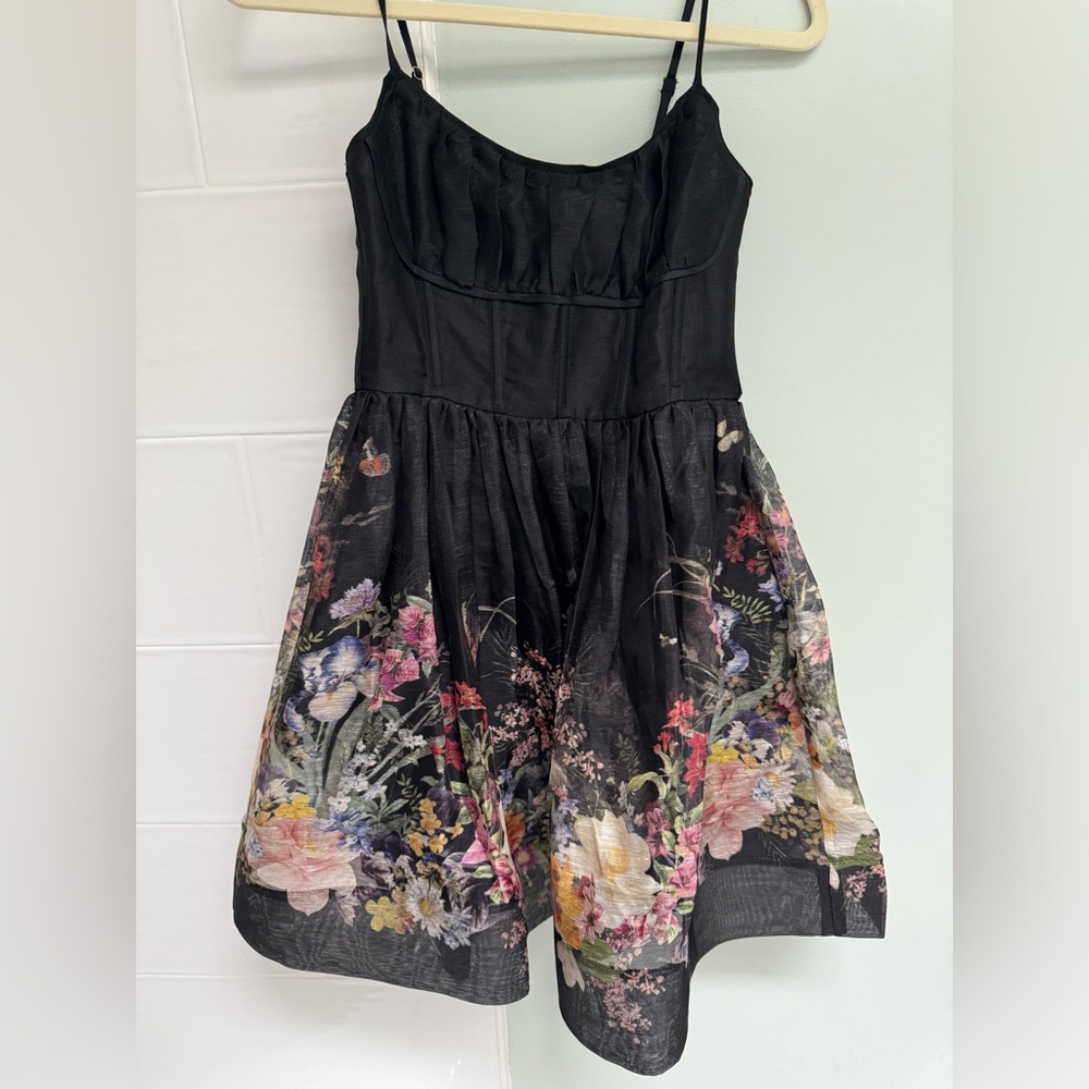 Zimmermann dress linen/silk size 1